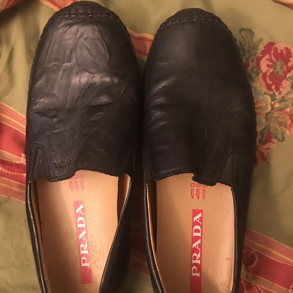 - Men’s Prada Loaders - SIZE 11- Made in ITALY